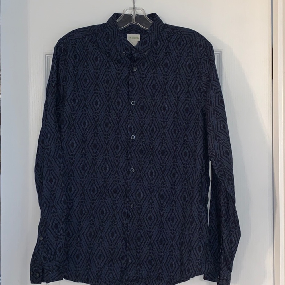 Printed Button Up